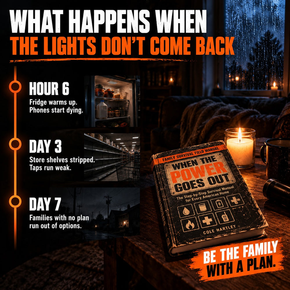 What happens when the lights don't come back: hour 6, day 3 and day 7